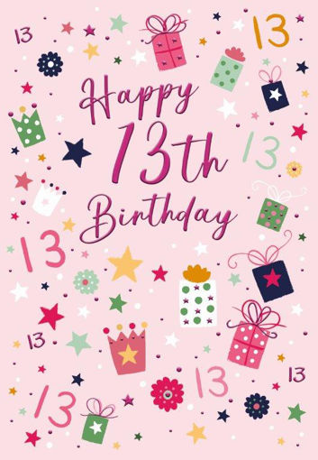 Picture of HAPPY 13TH BIRTHDAY CARD